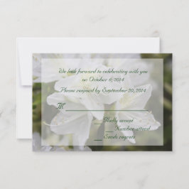 RSVP Karten für Frühjahr, Sommerhochzeiten.