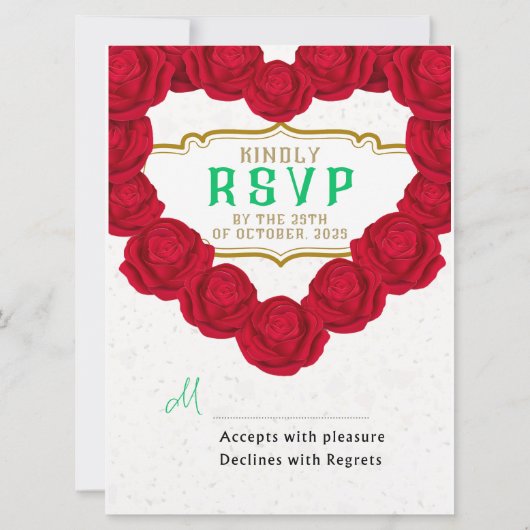 RSVP-Karten für Hochzeiten (Rückseite)