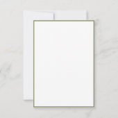 RSVP Karten für Hochzeiten. (Rückseite)