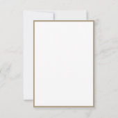 RSVP Karten für Hochzeiten. (Rückseite)