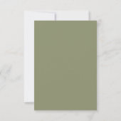 RSVP Karten für Hochzeiten. (Rückseite)