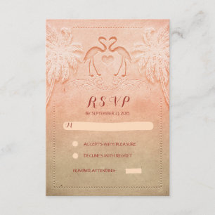 RSVP-Karten für Hochzeiten am Meer RSVP Karte