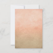 RSVP-Karten für Hochzeiten am Meer RSVP Karte (Rückseite)