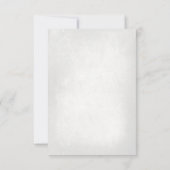 RSVP-Karten für Hochzeiten am Strand RSVP Karte (Rückseite)