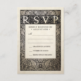 RSVP-Karten für Hochzeiten | Champagne Ivy Collect RSVP Karte