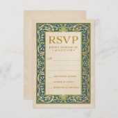 RSVP-Karten für Hochzeiten | Illuminierte Gartensa RSVP Karte (Vorne/Hinten)