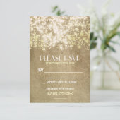 RSVP-Karten für Hochzeiten im Jahrgang mit Streich RSVP Karte (Stehend Vorderseite)