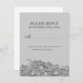 RSVP-Karten für Hochzeiten oder Hochzeitstorte RSVP Karte (Vorne/Hinten)