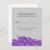 RSVP-Karten für Hochzeiten oder Hochzeitstorte RSVP Karte (Vorne/Hinten)