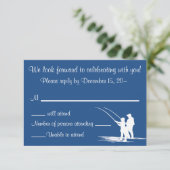 RSVP-Karten für Hochzeiten RSVP Karte (Stehend Vorderseite)