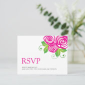 RSVP-Karten für Hochzeiten RSVP Karte (Stehend Vorderseite)