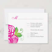 RSVP-Karten für Hochzeiten RSVP Karte (Rückseite)