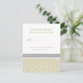 RSVP-Karten für Hochzeiten RSVP Karte (Stehend Vorderseite)