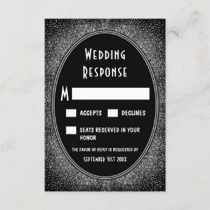 RSVP-Karten für Hochzeiten und Hochzeitsfeiern RSVP Karte