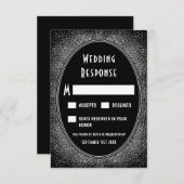 RSVP-Karten für Hochzeiten und Hochzeitsfeiern RSVP Karte (Vorne/Hinten)