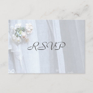 RSVP-Karten für Hochzeiten, Vintage Spitze RSVP Karte