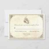 RSVP-Karten für Hochzeiten von Alicen im Wunderlan RSVP Karte (Vorderseite)