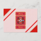 RSVP-Karten für Hochzeiten von EMT-Feuerwehren RSVP Karte (Rückseite)