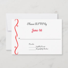 RSVP-Karten für Hochzeiten von Motorrädern RSVP Karte