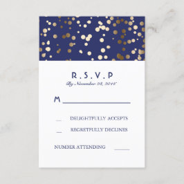RSVP-Karten für Hochzeiten von Schiffen und Gold C RSVP Karte