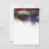 RSVP-Karten für Hochzeiten von Wasserfarben RSVP Karte (Rückseite)