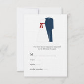 RSVP-Karten für militärische Hochzeiten RSVP Karte (Vorderseite)