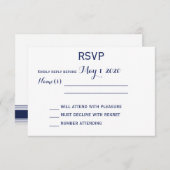 RSVP-Karten für Mit Monogramm Hochzeiten RSVP Karte (Vorne/Hinten)