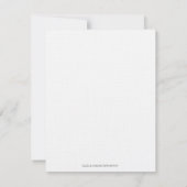 RSVP-Karten für Schwarz-Weiß-Hochzeiten RSVP Karte (Rückseite)