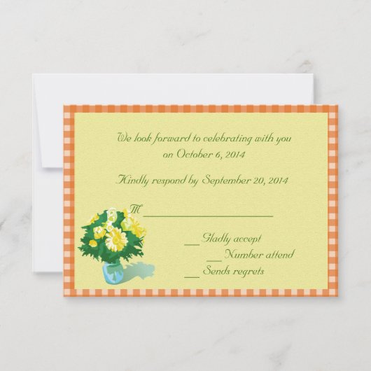 RSVP-Karten im Länderformat Einladung (Vorderseite)