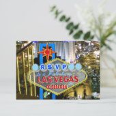 RSVP-Karten Las Vegas Special Event RSVP Karte (Stehend Vorderseite)