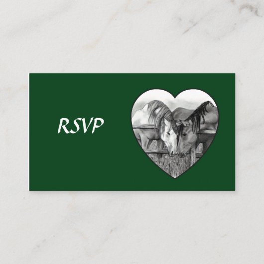RSVP-KARTEN: PENCIL: HERZ BEGLEITKARTE (Vorderseite)