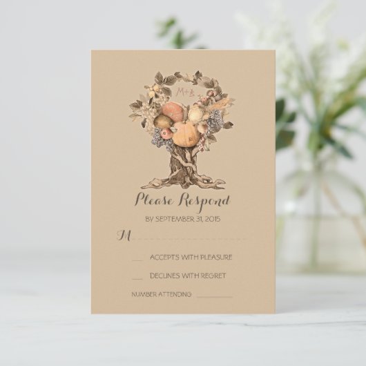 RSVP-Karten RSVP Karte (Stehend Vorderseite)