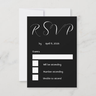 RSVP-Karten RSVP Karte