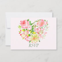 RSVP-Karten von Rose Sweetheart