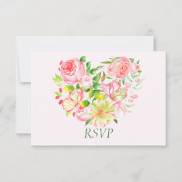 RSVP-Karten von Rose Sweetheart RSVP Karte