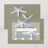 RSVP-Karten von Starfish Beach RSVP Karte (Vorne/Hinten)
