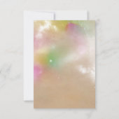 RSVP-Karten von Unicorn-Party RSVP Karte (Rückseite)