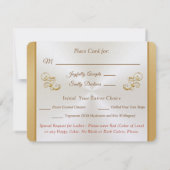 RSVP-Karten zum 50-jährigen Jubiläum der Sonderbes Einladung (Rückseite)