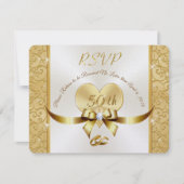 RSVP-Karten zum 50-jährigen Jubiläum der Sonderbes Einladung (Vorderseite)