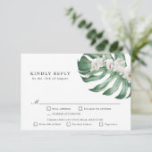 RSVP mit Entreen Karte (Stehend Vorderseite)