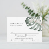 RSVP mit Entreen Karte (Stehend Vorderseite)