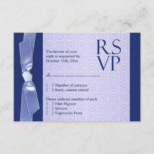 RSVP (mit Essen) Jüdische Hochzeit Flachkarte Karte
