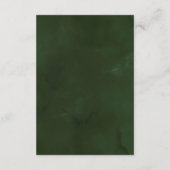 RSVP mit QR-Code für tropische Foliage Green Weddi Begleitkarte (Rückseite)