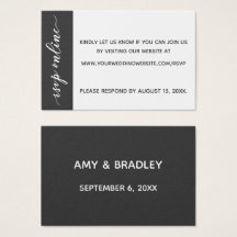 RSVP-Online-Hochzeitstiefel schwarz, grau und weiß