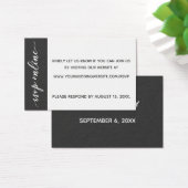 RSVP-Online-Hochzeitstiefel schwarz, grau und weiß (Schreibtisch)