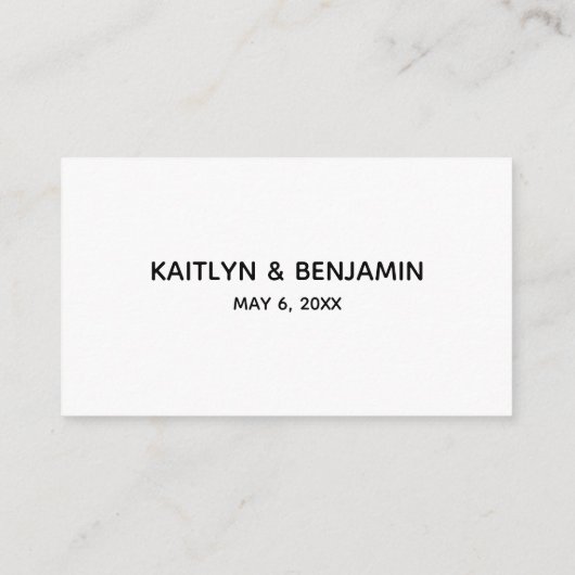 RSVP Online-Lässige Handschrifteneinlage für Hochz Begleitkarte (Rückseite)