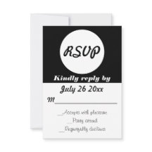 RSVP Polka Dots Hochzeitsszenarien mit anpassbarer
