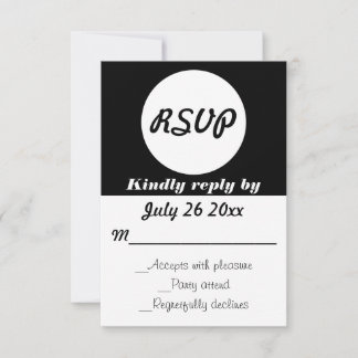 RSVP Polka Dots Hochzeitsszenarien mit anpassbarer Karte