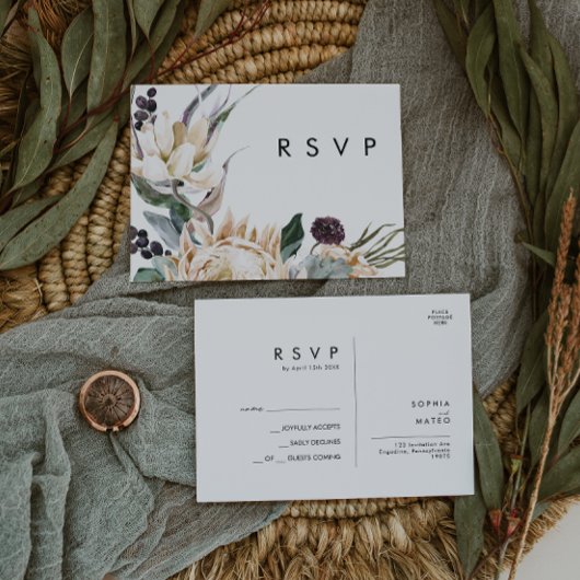 RSVP Postcard Postkarte