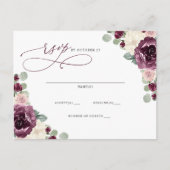 RSVP POSTKARTE (Vorderseite)